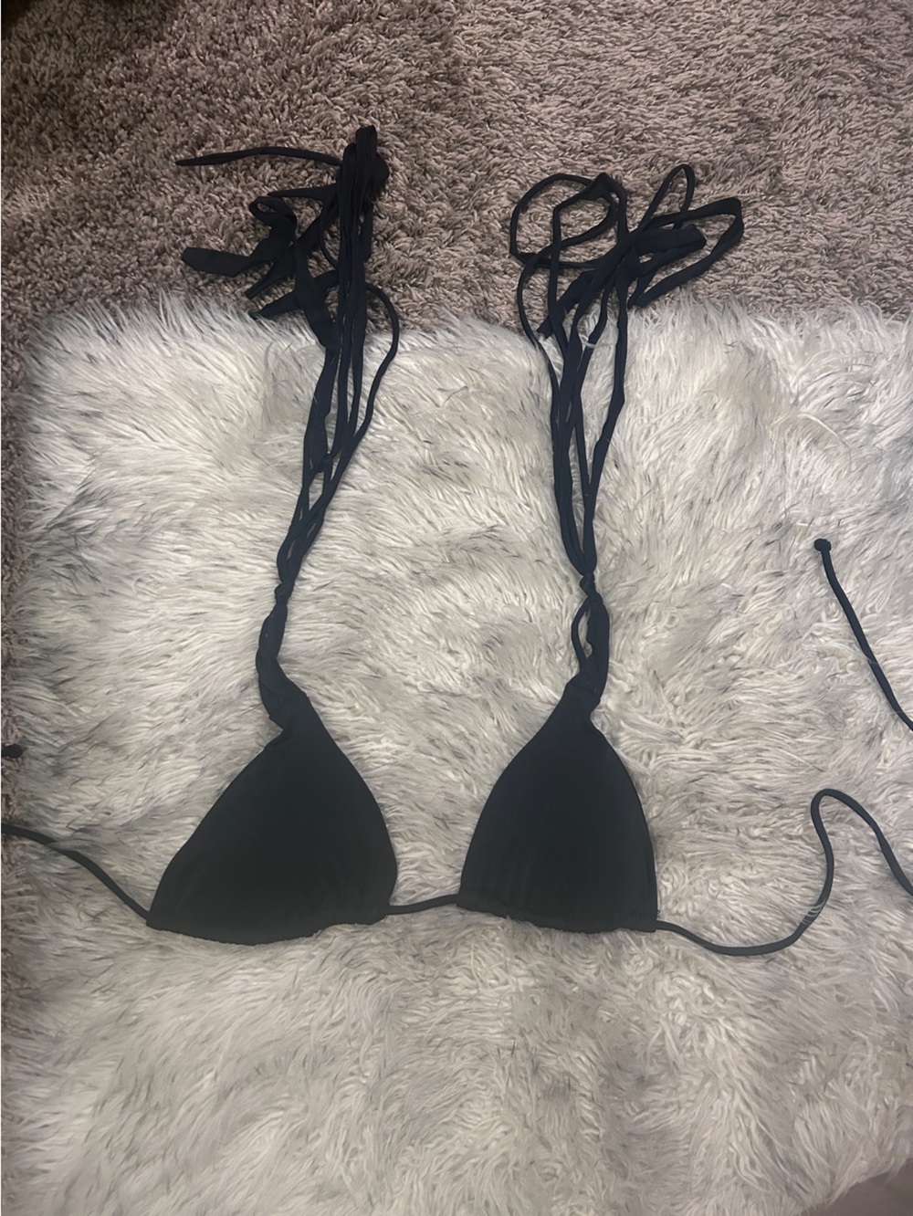 Black Triangle Bikini Top - Women Intimates & Sleepwear